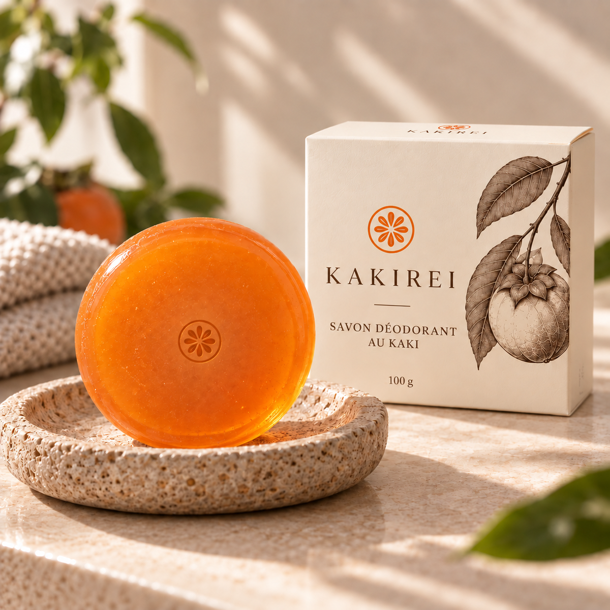 Kakirei — Savon déodorant au kaki